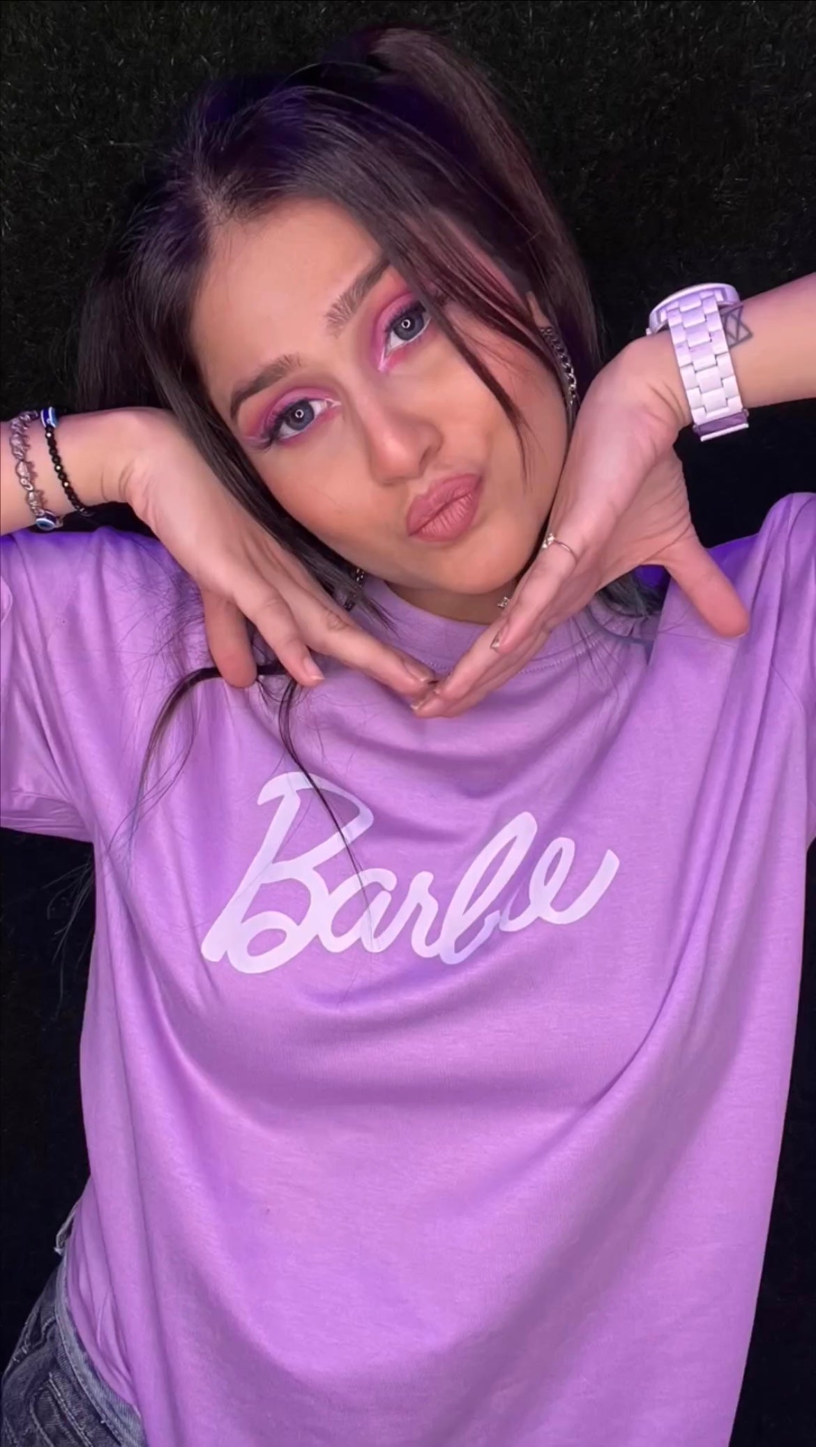 "BARBIE" GIRLS' OVERSIZE TEE