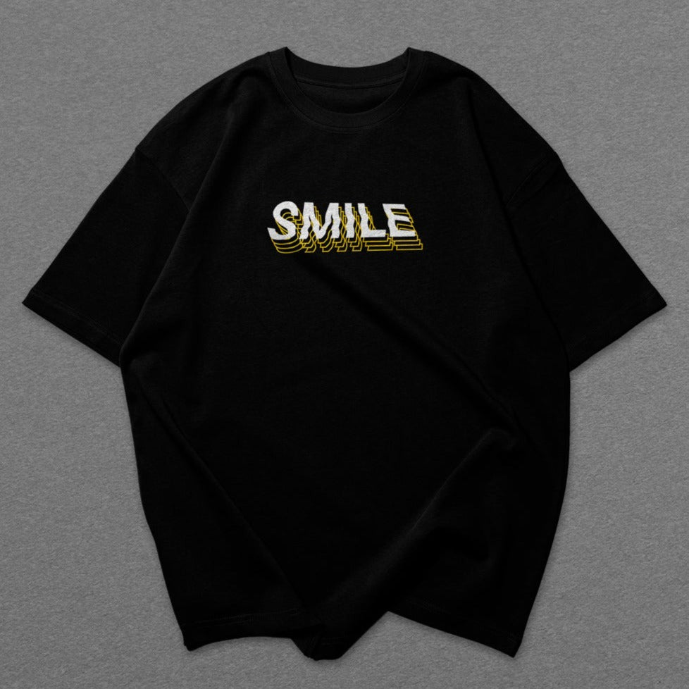 "SMILE" UNIXSEX OVERSIZED TEE